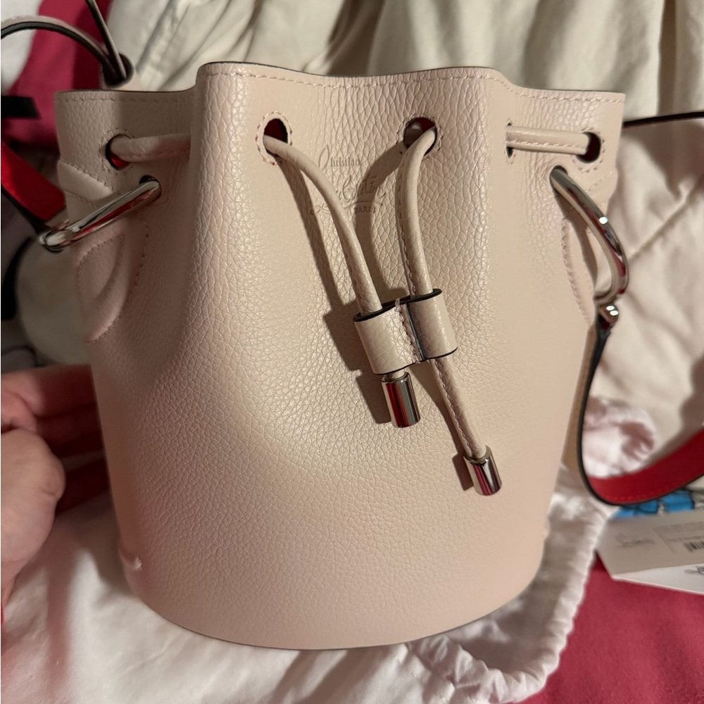 Christian Louboutin Cream Crossbody Bag